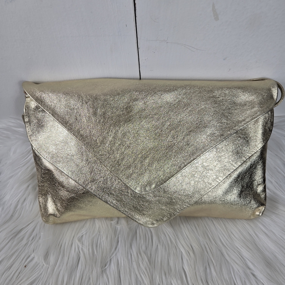 Chic Vintah Gold Envelope Shoulder Bag
